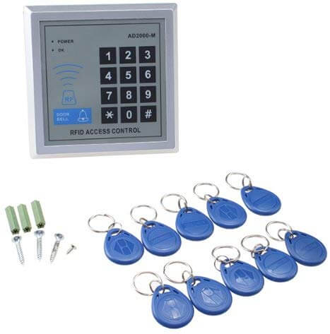 RFID Access Control System Kit with 600LB Magnetic Lock and 12-volt Power Supply - Securegates Inc 