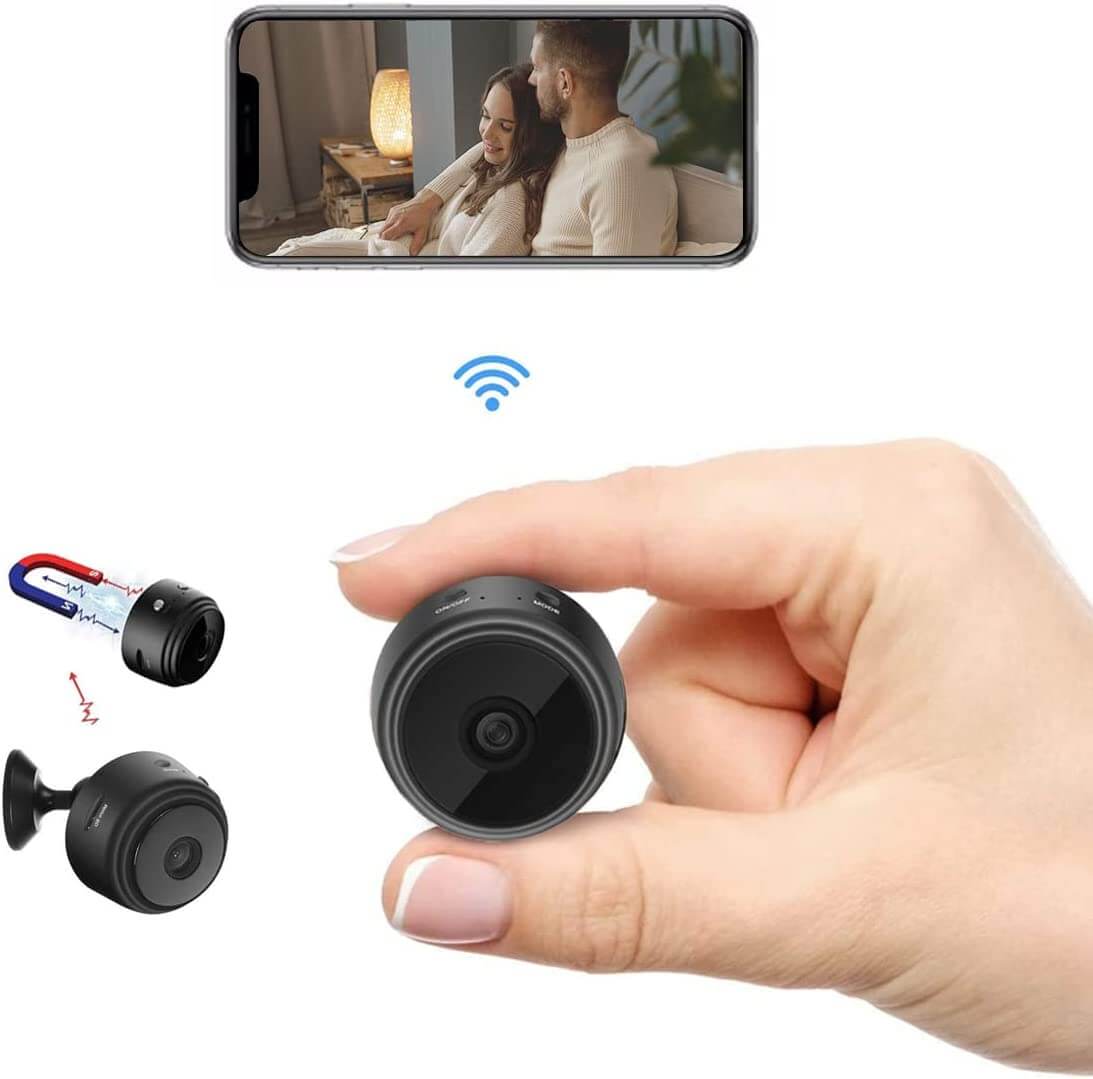Wireless Covert Mini Wi-Fi Camera - Rechargeable - Securegates Inc 